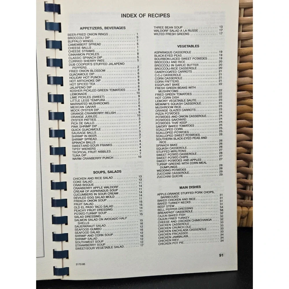 1995 AMVETS Auxiliary Louisiana Recipes From Our Hearts Spiral Cookbook Vintage